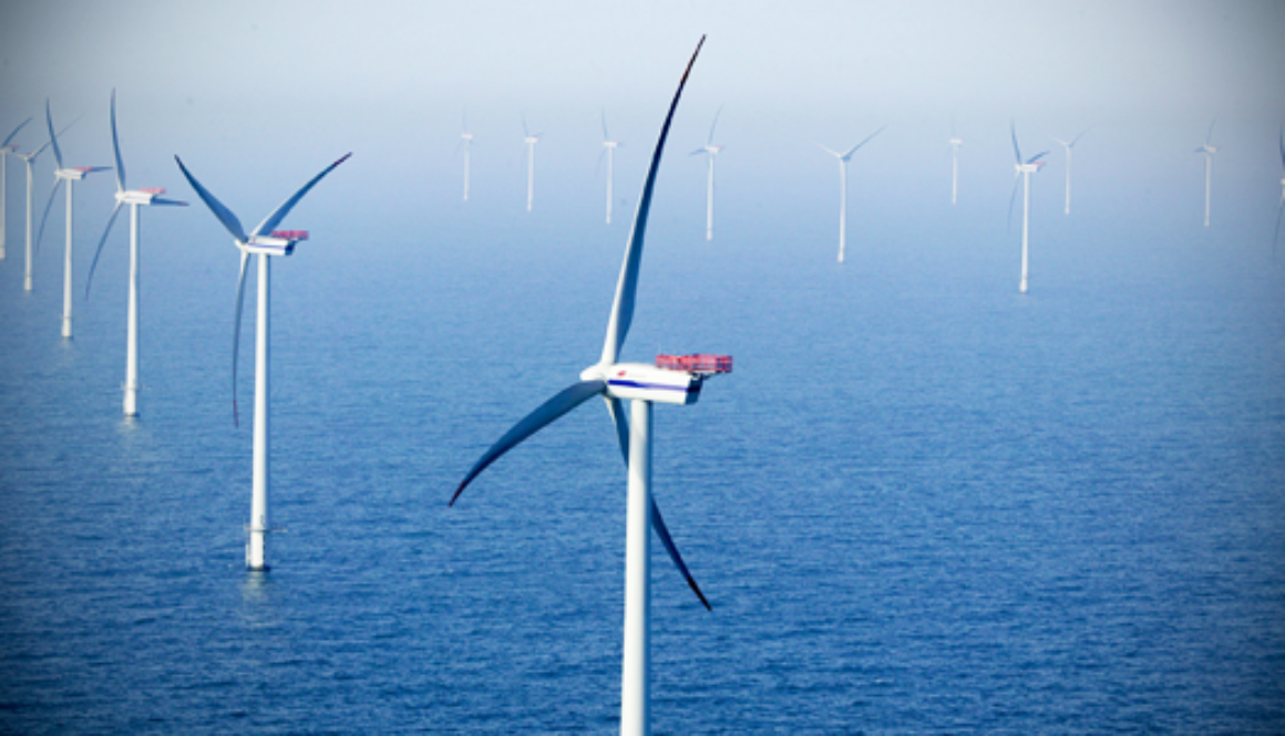 wind turbine in ocean