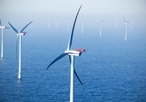 wind turbine in ocean