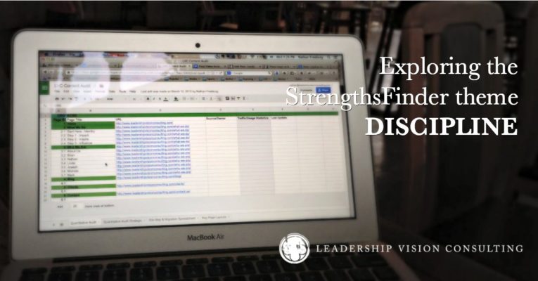 strengthsfinder discipline