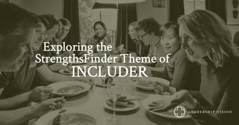 StrengthsFinder theme of Includer at the dinner table FB