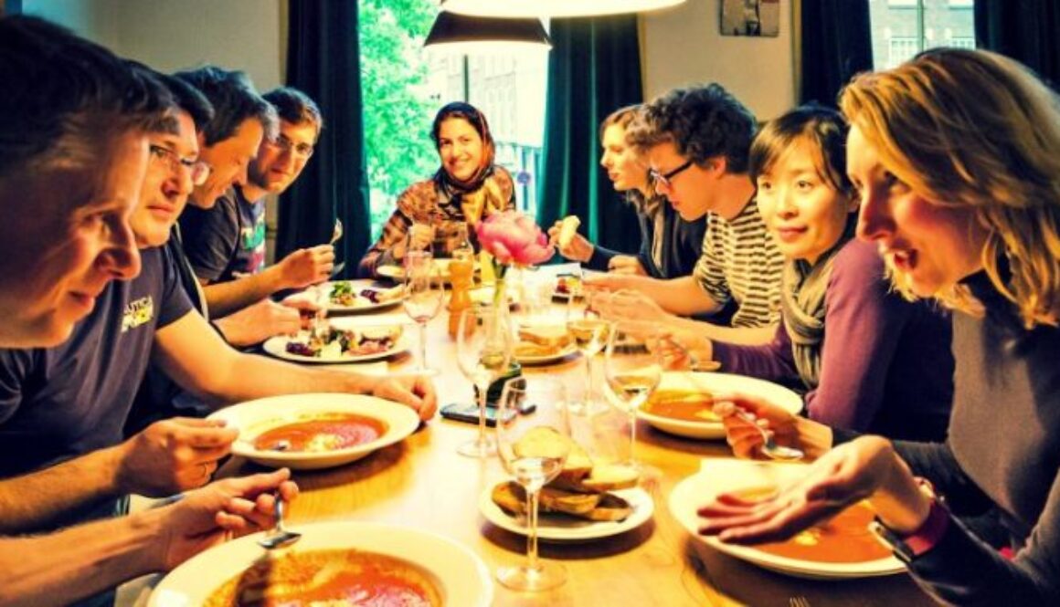 StrengthsFinder Theme of includer® at dinner table