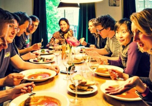 StrengthsFinder Theme of includer® at dinner table