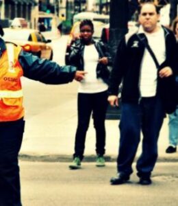 traffic cop with StrengthsFinder theme of Responsibility