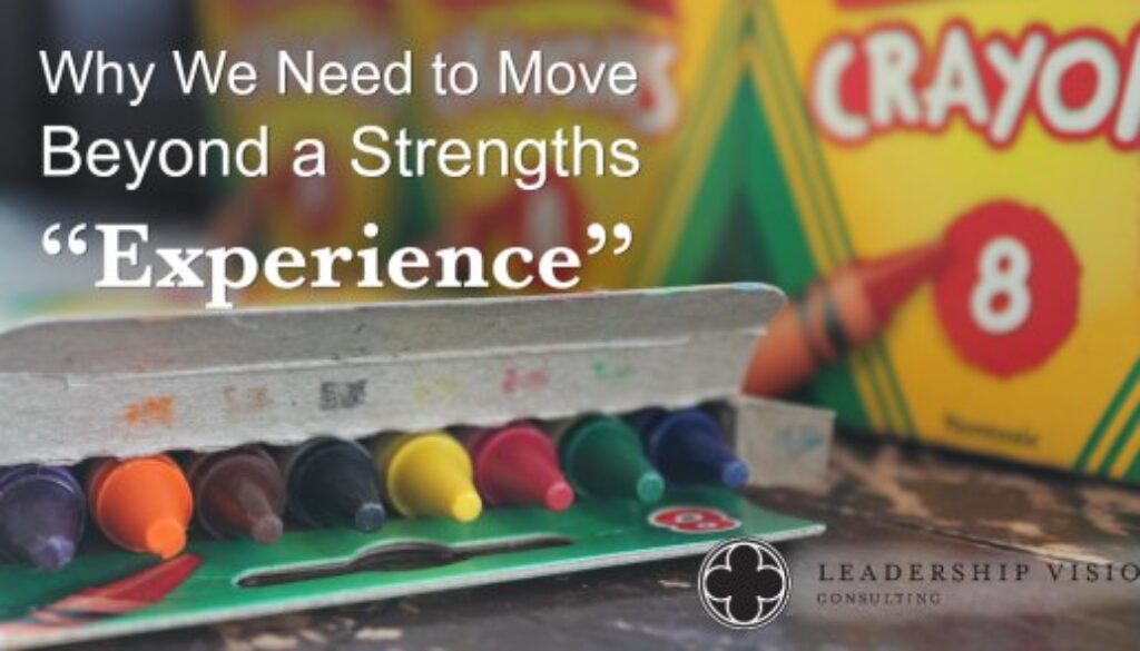 strengths experience box of crayons