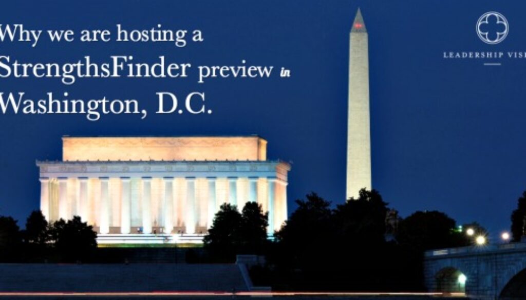 StrengthsFinder preview in Washington DC ft