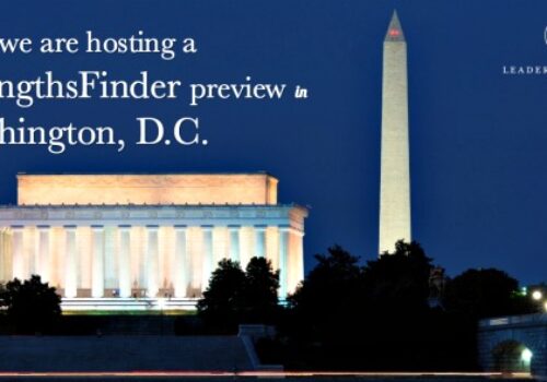 StrengthsFinder preview in Washington DC ft