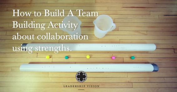A Team Building Activity showing Collaboration and Strengths