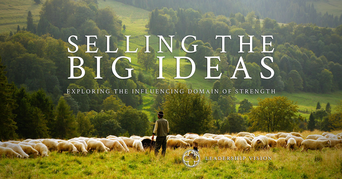 A shepherd with the Influencing Domain of Strength