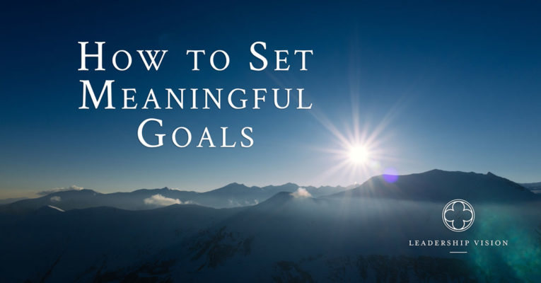 set meaningful goals