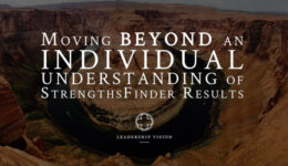 Beyond individuals understanding of StrengthsFinder results