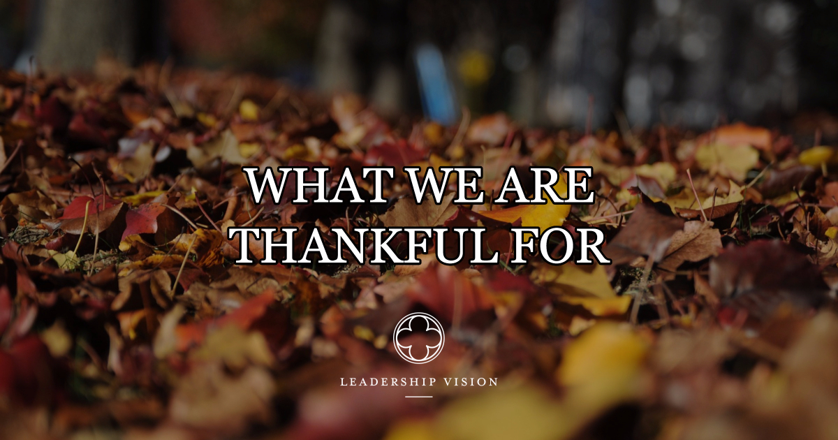 what we are thankful for FB