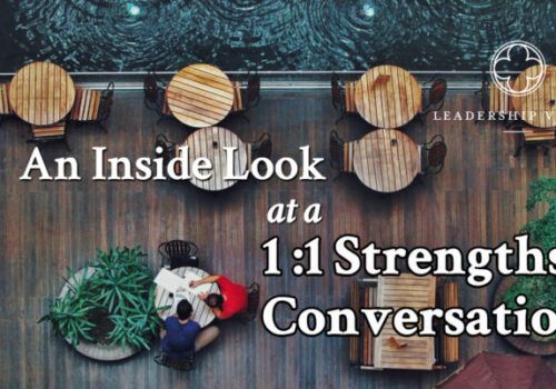 1 to 1 Strengths Conversation