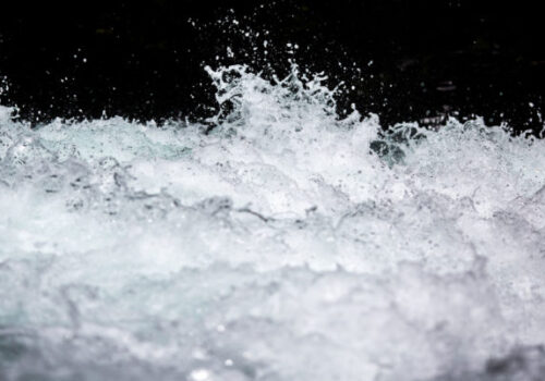 crashing water