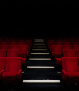 red stadium chairs