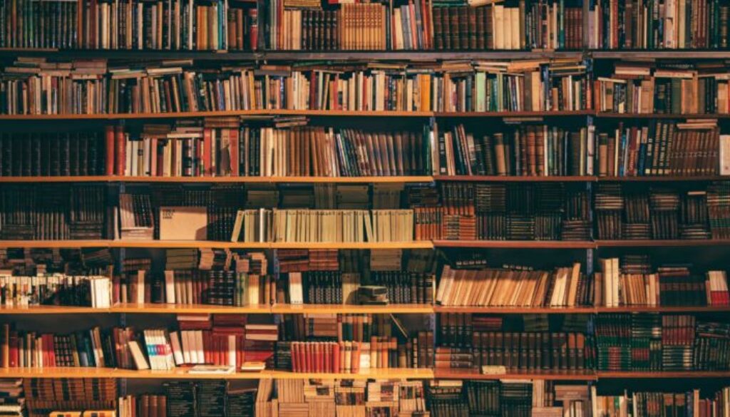 wall-of-library-books