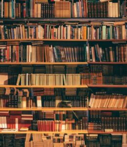 wall-of-library-books