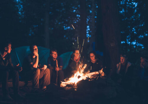 sitting-around-the-fire-talking