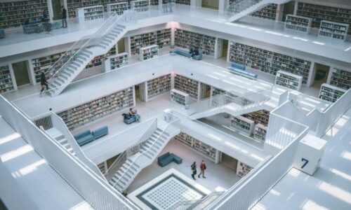 Library White Library White